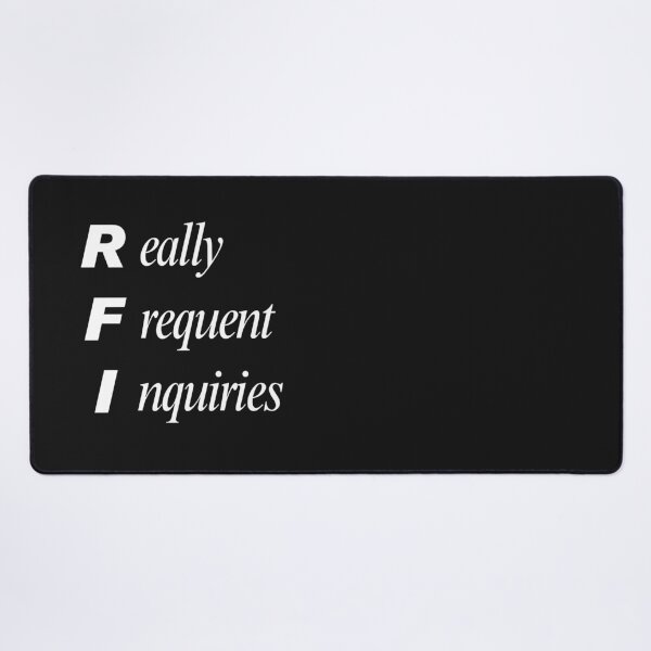 Item preview, Funny RFI Civil Engineering Acronym Pun designed and sold by ThePungineer.