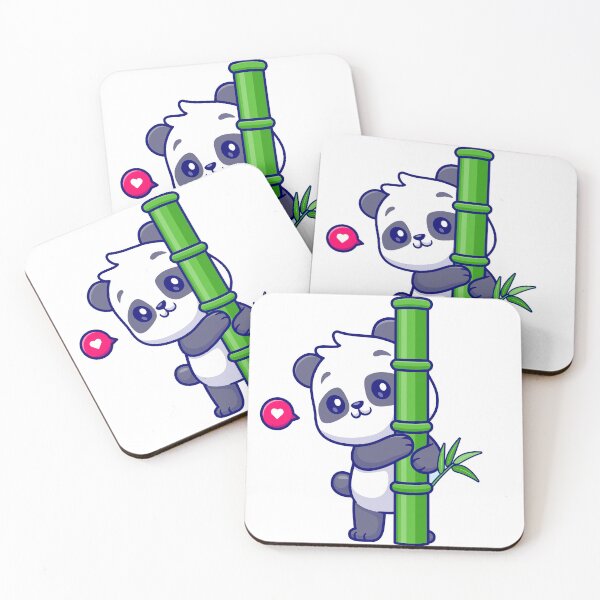 Item preview, Cute Panda Eating Bamboo designed and sold by bakli81.
