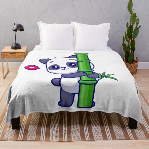 Item preview, Cute Panda Eating Bamboo designed and sold by bakli81.