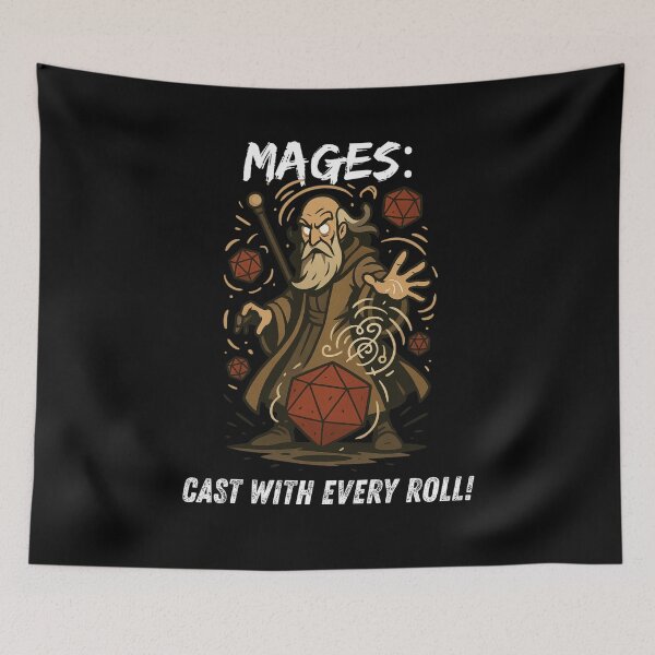 Item preview, Kopie von Kopie von Warriors roll with full toughness! - Fantasy-RPG-Classes Roll with attitude designed and sold by Wuerfelfuchs.