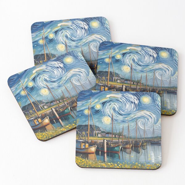 Item preview, Boats in the harbor on the North Sea coast designed and sold by sid1802.