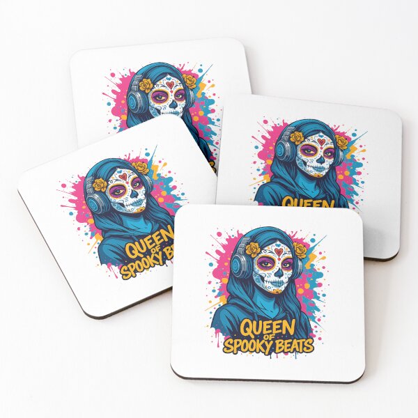 Item preview, Sugar Skull DJ – Queen of Spooky Beats Graffiti Halloween designed and sold by ALITOPRINCE.