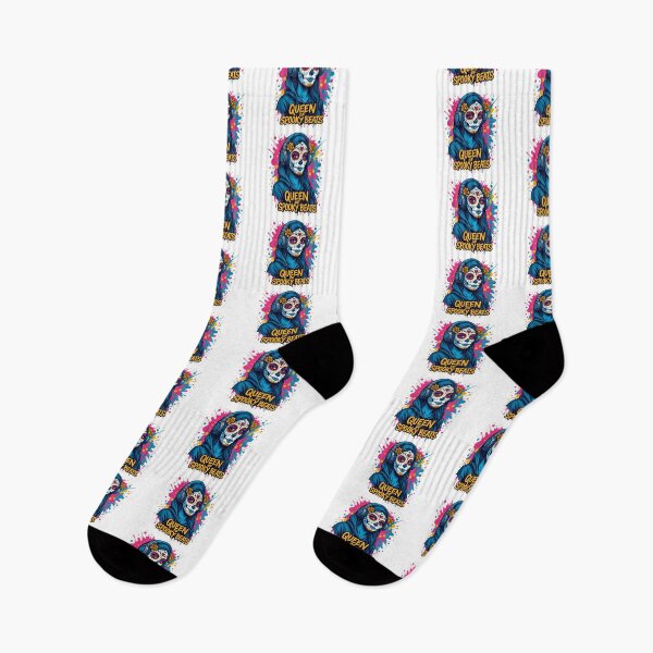 Item preview, Sugar Skull DJ – Queen of Spooky Beats Graffiti Halloween designed and sold by ALITOPRINCE.