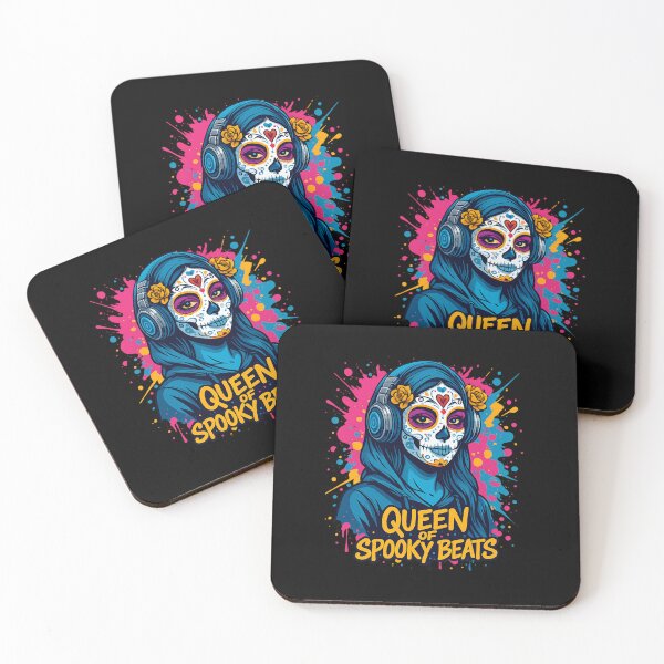 Item preview, Sugar Skull DJ – Queen of Spooky Beats Graffiti Halloween designed and sold by ALITOPRINCE.