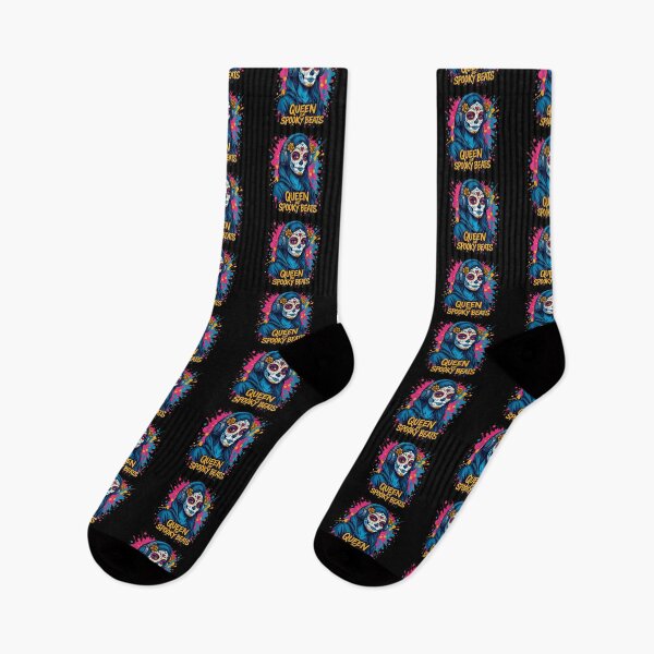 Item preview, Sugar Skull DJ – Queen of Spooky Beats Graffiti Halloween designed and sold by ALITOPRINCE.