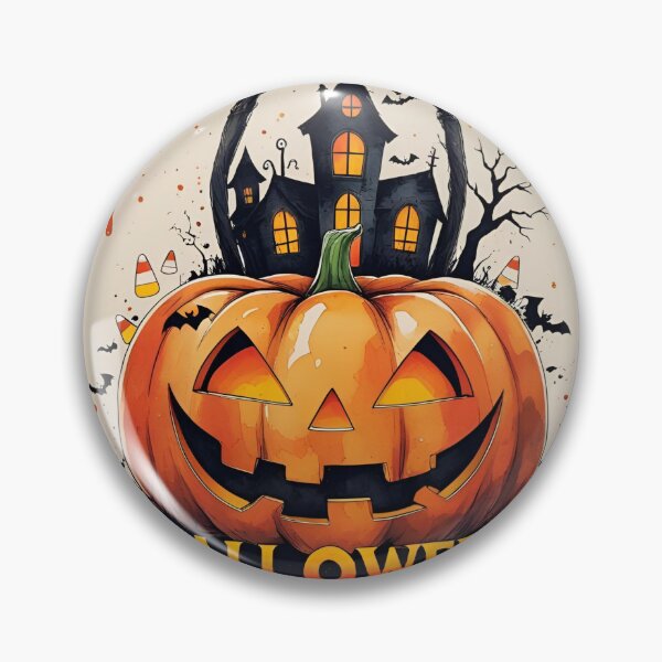 Item preview, Spooky Pumpkin Haunted House | Halloween Art designed and sold by Mozyden.