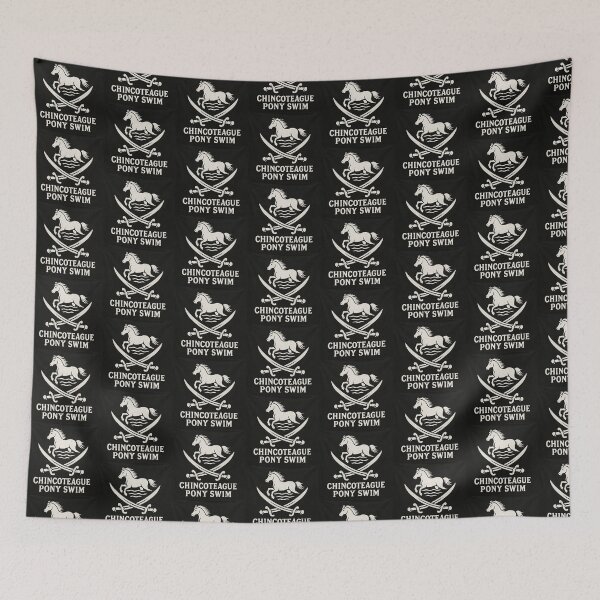 Item preview, Chincoteague Island pony swim designed and sold by Broken Antler Designs .
