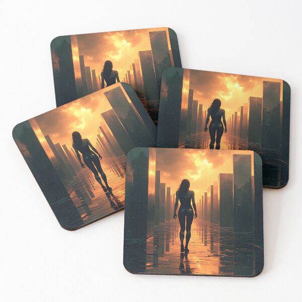 Item preview, Journey Through the Reflective Monoliths designed and sold by oanaunciuleanu.