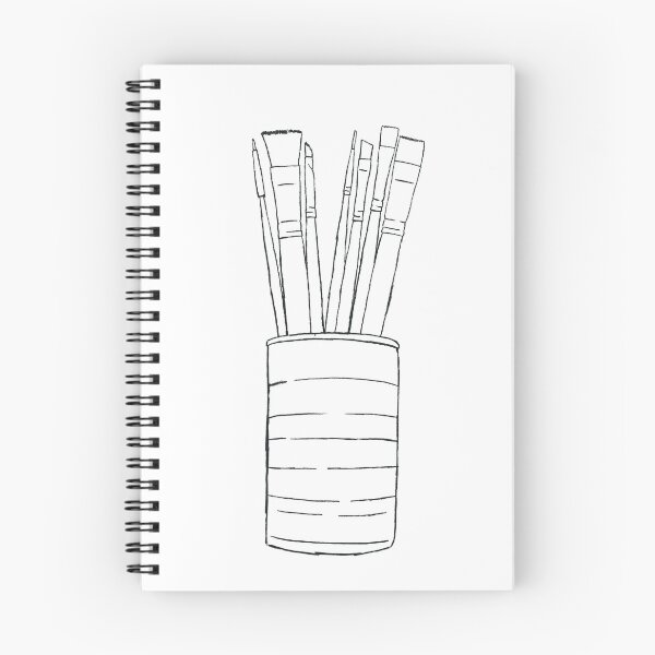 Item preview, Brushes in a Tin Can designed and sold by EclecticTurtle.