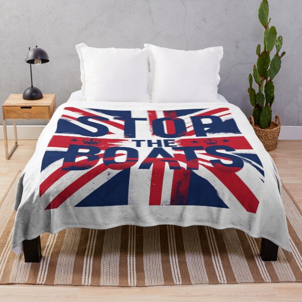 Item preview, Copy of Stop the Boats – Bold British Statement Design designed and sold by Tshirts1980.