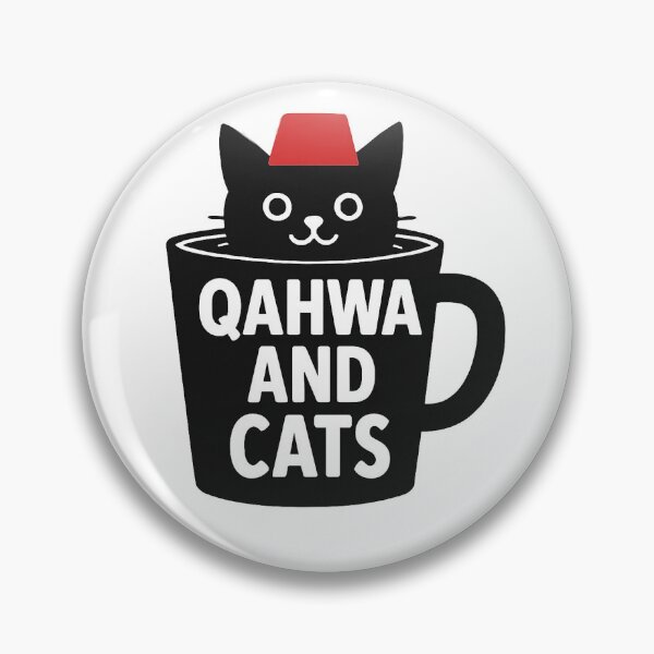 Item preview, Qahwa and Cats designed and sold by MamaHiba.