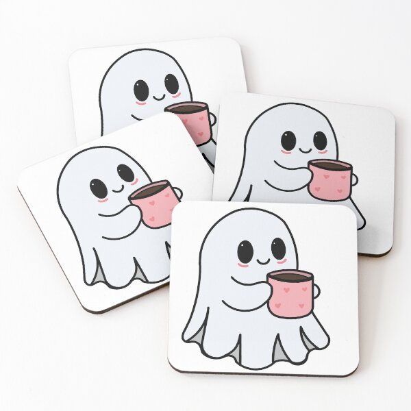 Item preview, Cute Coffee Ghost designed and sold by LavinyArt.