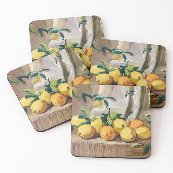 Item preview, Lemons Still Life –Impressionist Art designed and sold by CARRAANN.