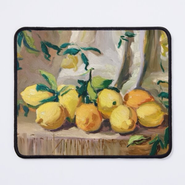 Item preview, Lemons Still Life –Impressionist Art designed and sold by CARRAANN.