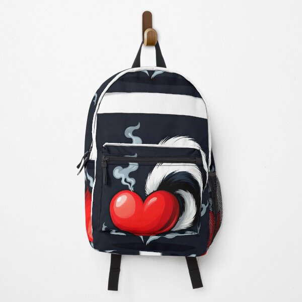 Item preview, cute stinky skunk heart abstract design designed and sold by SmashingDeals.