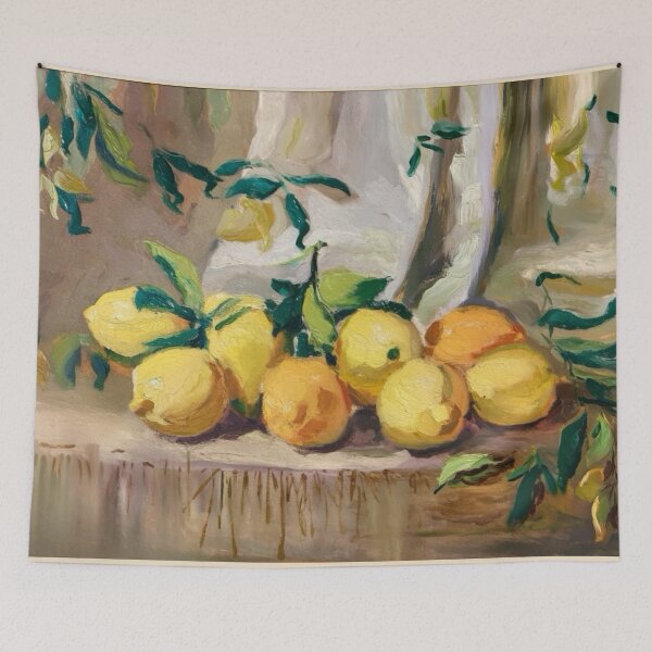 Item preview, Lemons Still Life –Impressionist Art designed and sold by CARRAANN.