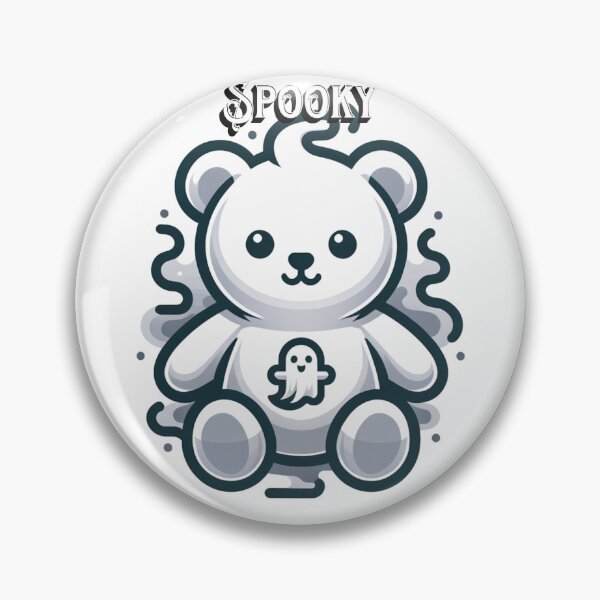 Item preview, Spooky Ghost Teddy Bear Graphic | Cute Friendly Boo Bear Halloween Design designed and sold by NSB-Design.