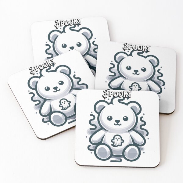 Item preview, Spooky Ghost Teddy Bear Graphic | Cute Friendly Boo Bear Halloween Design designed and sold by NSB-Design.