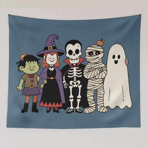Item preview, funny Halloween characters designed and sold by Uglyandcute.