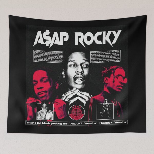 Item preview, Asap Rocky Poster art designed and sold by BubbleStreet.