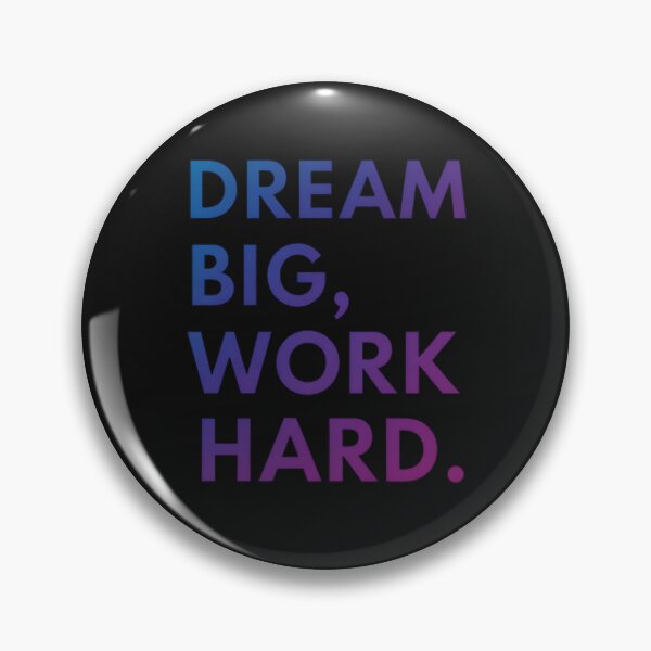 Item preview,  Dream Big Work Hard Inspirational Quote Design designed and sold by MofazStyle.