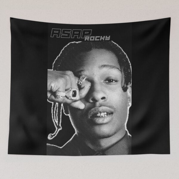 Item preview, Asap Rocky vintage art designed and sold by BubbleStreet.