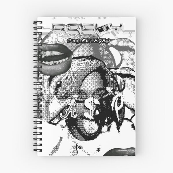 Item preview, Asap rocky collage art designed and sold by BubbleStreet.