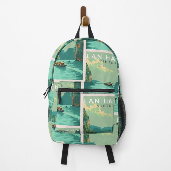 Item preview, Lan Ha Bay in Vietnam, Vintage Art Travel Landscape designed and sold by MaateoDesign.