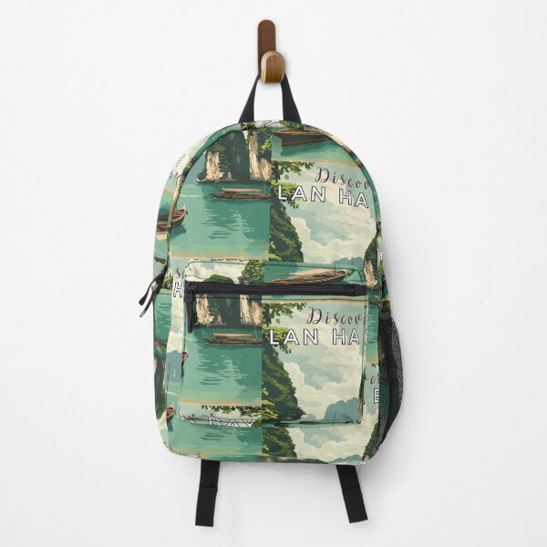 Item preview, Discover Lan Ha Bay in Vietnam, Vintage Art Travel Landscape designed and sold by MaateoDesign.