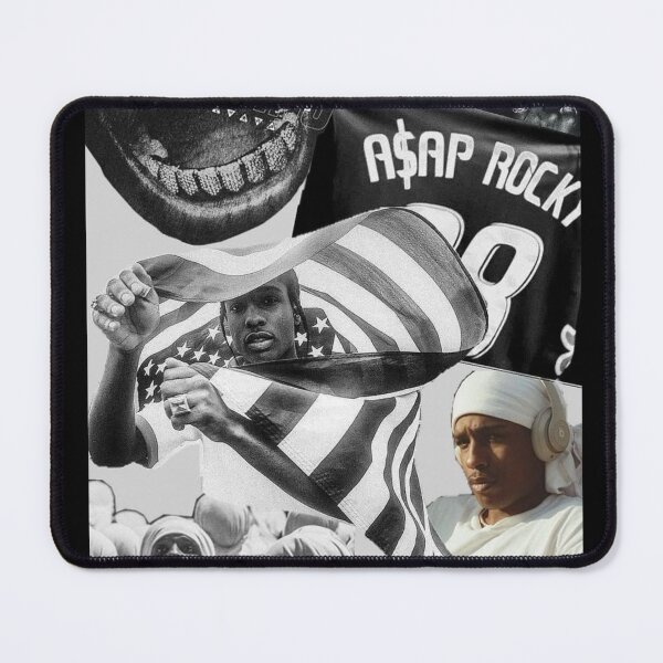 Item preview, Asap Rocky Collage art designed and sold by BubbleStreet.