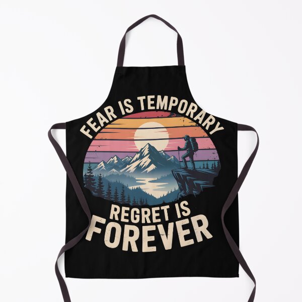 Item preview, Fear is temporary, regret is forever designed and sold by PhrasePalette.