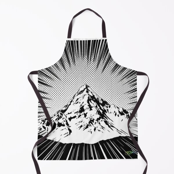 Item preview, Manga Explosion Mountain Energy - Pop Art Mountain Landscape Love designed and sold by Benito Del Ray.