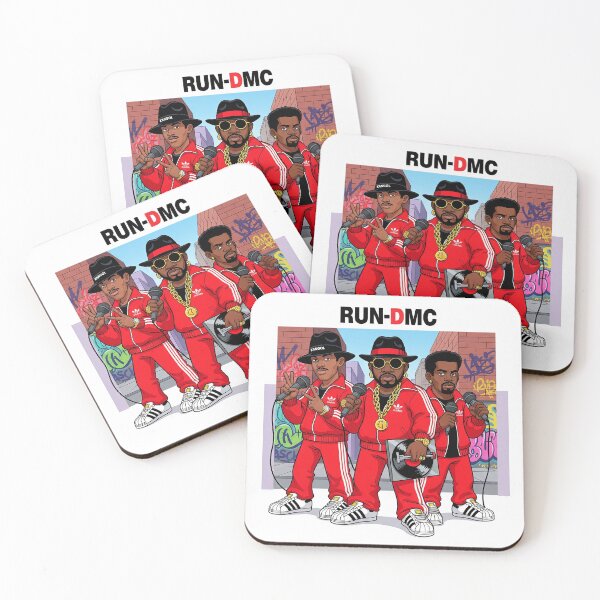 Item preview, Cartoon of Run DMC in their tracksuits and trainers  designed and sold by Rotisseriechi1.