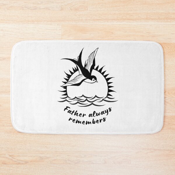 Item preview, Father always remembers. sea, sun, swallow, tattoo, cute designed and sold by Tattoo-Shirt Designer .
