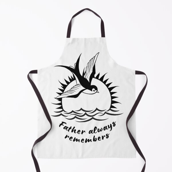 Item preview, Father always remembers. sea, sun, swallow, tattoo, cute designed and sold by Tattoo-Shirt Designer .