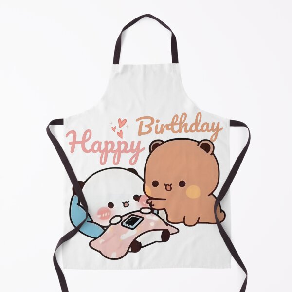 Item preview, Happy Birthday Cute DuDu Bear and BuBu Panda Are Celebrating 2025 designed and sold by BrightStreets.