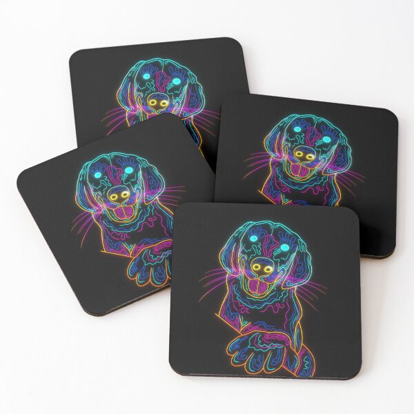 Item preview, Cheerful Neon Dog designed and sold by Nojom-.