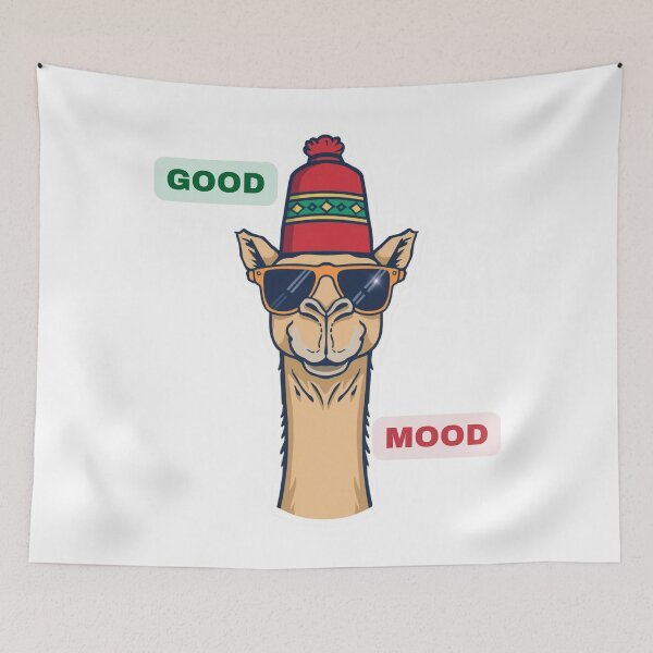 Item preview, Funny Camel Good Mood – Cool Animal Cartoon Design designed and sold by ZYNORAworld.