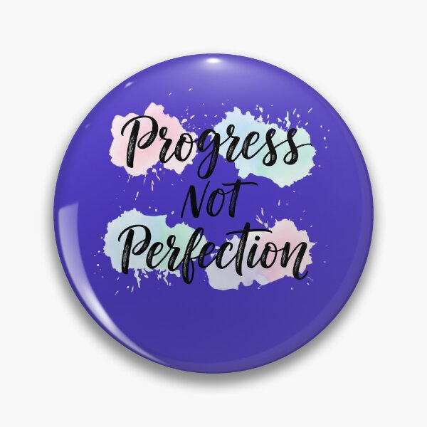 Item preview,  Progress Not Perfection Inspirational Quote Design designed and sold by MofazStyle.