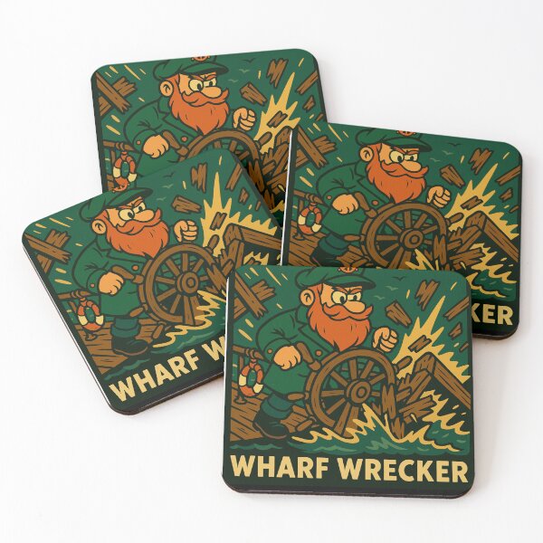 Item preview, Captain Krunch – Wharf Wrecker designed and sold by Camp Chaos by Wharf Wreckers.