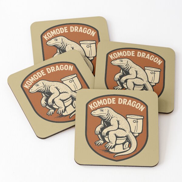 Item preview, Komode Dragon – Funny Komodo Dragon Toilet Pun designed and sold by hangmeart.