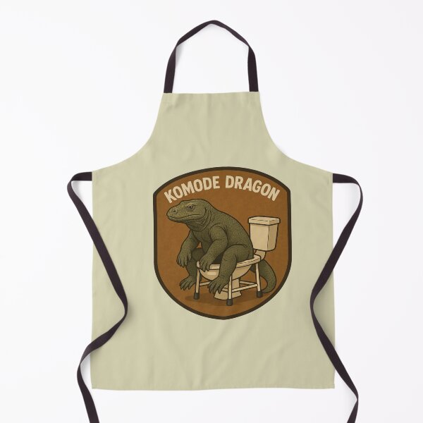 Item preview, Komode Dragon – Funny Komodo Dragon Toilet Pun designed and sold by hangmeart.