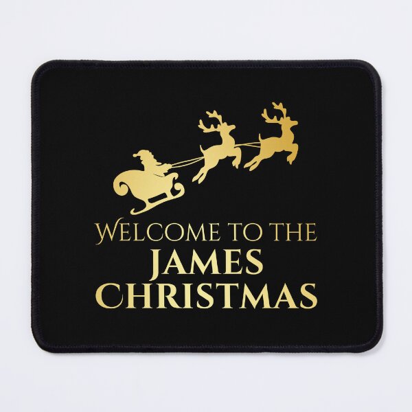 Item preview, Welcome to the James Christmas – Gold Family Name designed and sold by buglevel.