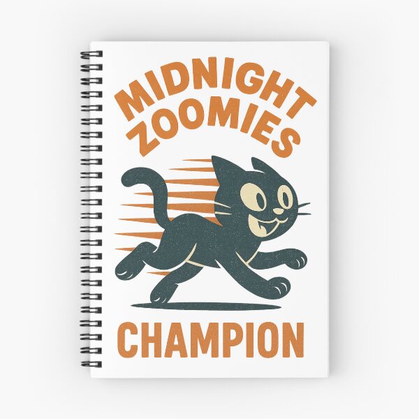 Item preview, Funny Cat Running Design for Cat Lovers and Pet Parents designed and sold by PurfectAttitude.