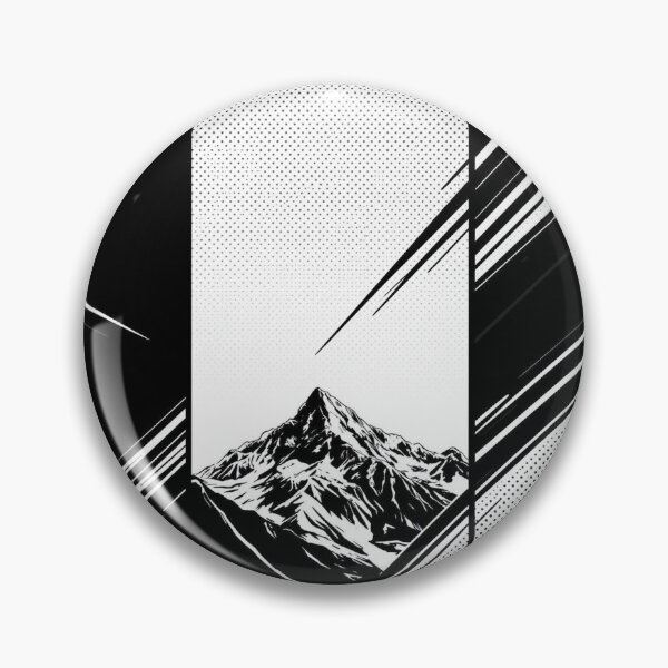 Item preview, Geometric Split Mountain Vision - Pop Art Mountain Landscape Love  designed and sold by Benito Del Ray.