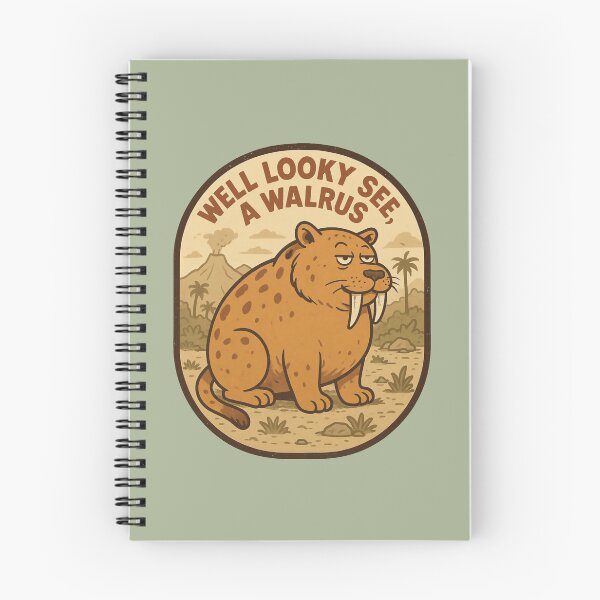 Item preview, Well Looky See, a Walrus – Funny Saber-Toothed Walrus designed and sold by hangmeart.
