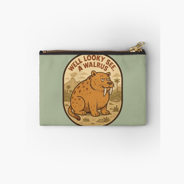 Item preview, Well Looky See, a Walrus – Funny Saber-Toothed Walrus designed and sold by hangmeart.
