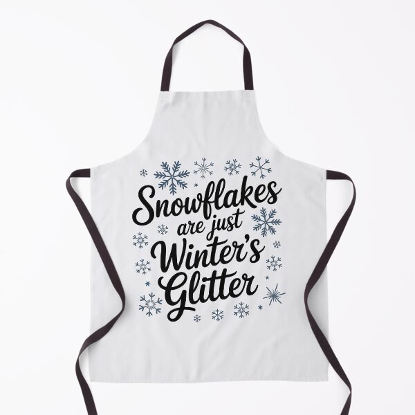 Item preview, Snowflakes Are Just Winter’s Glitter - Funny Winter Quote designed and sold by Jollys-ArtShop.