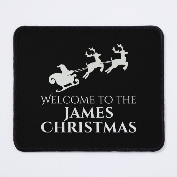 Item preview, Welcome to the James Christmas – Silver Family Name designed and sold by buglevel.