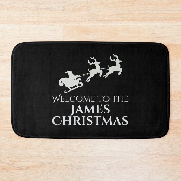 Item preview, Welcome to the James Christmas – Silver Family Name designed and sold by buglevel.